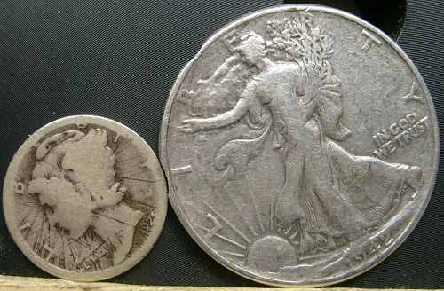 1942-1/2-Dollar-Walking-Liberty-With-Clip-Planchets.
